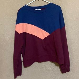 Cropped crew neck